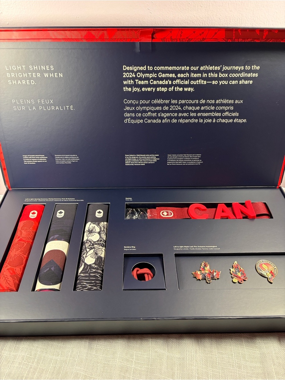 lululemon Team CANADA Collector Box Paris 2024